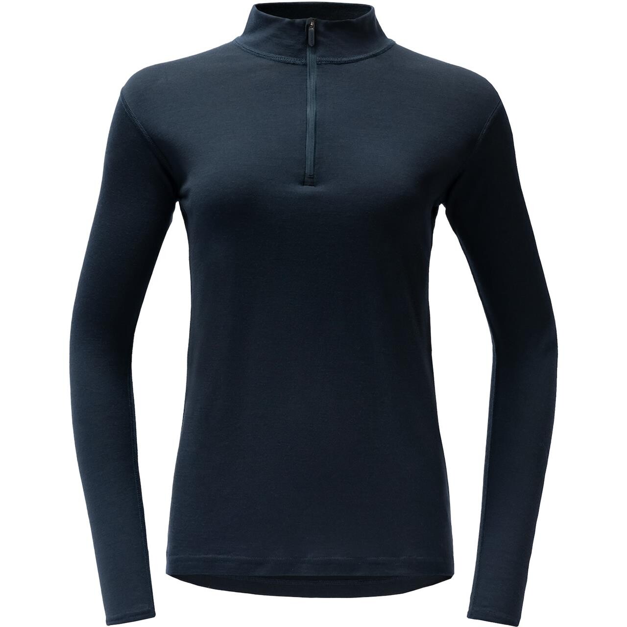 Devold Womens Breeze Merino 150 Zip Neck (Sort (INK) Medium)