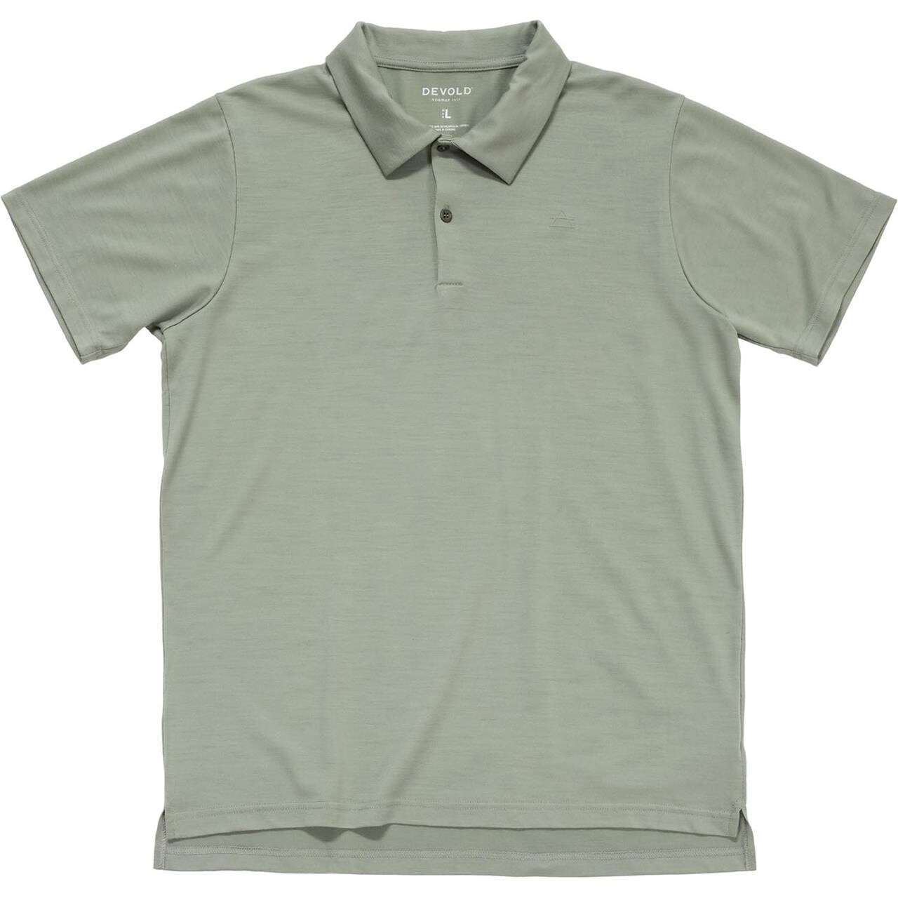 Devold Mens Premium Polo (Grå (FOG) Medium)