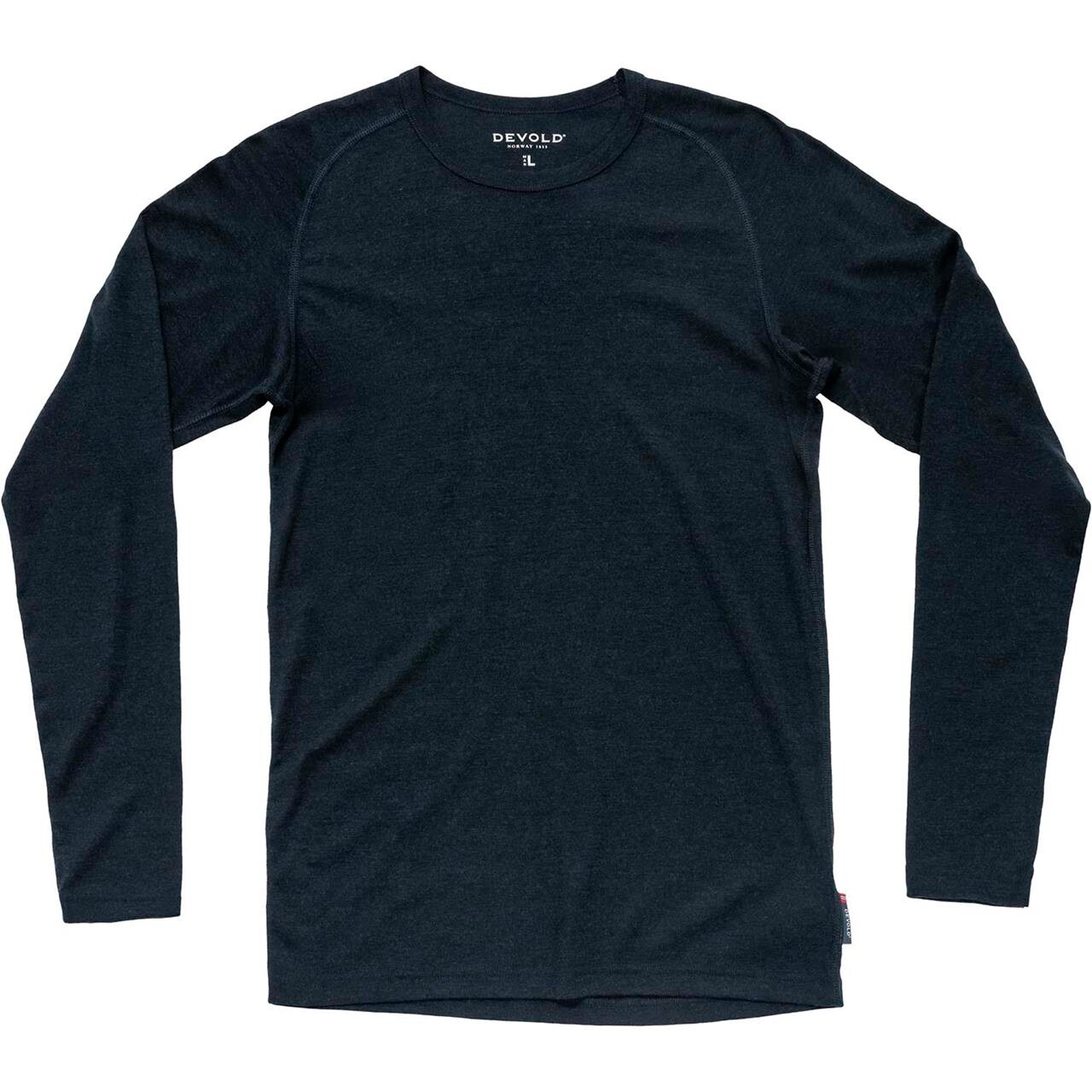 Devold Mens Lauparen Merino 190 Base Shirt (Sort (INK) X-large)
