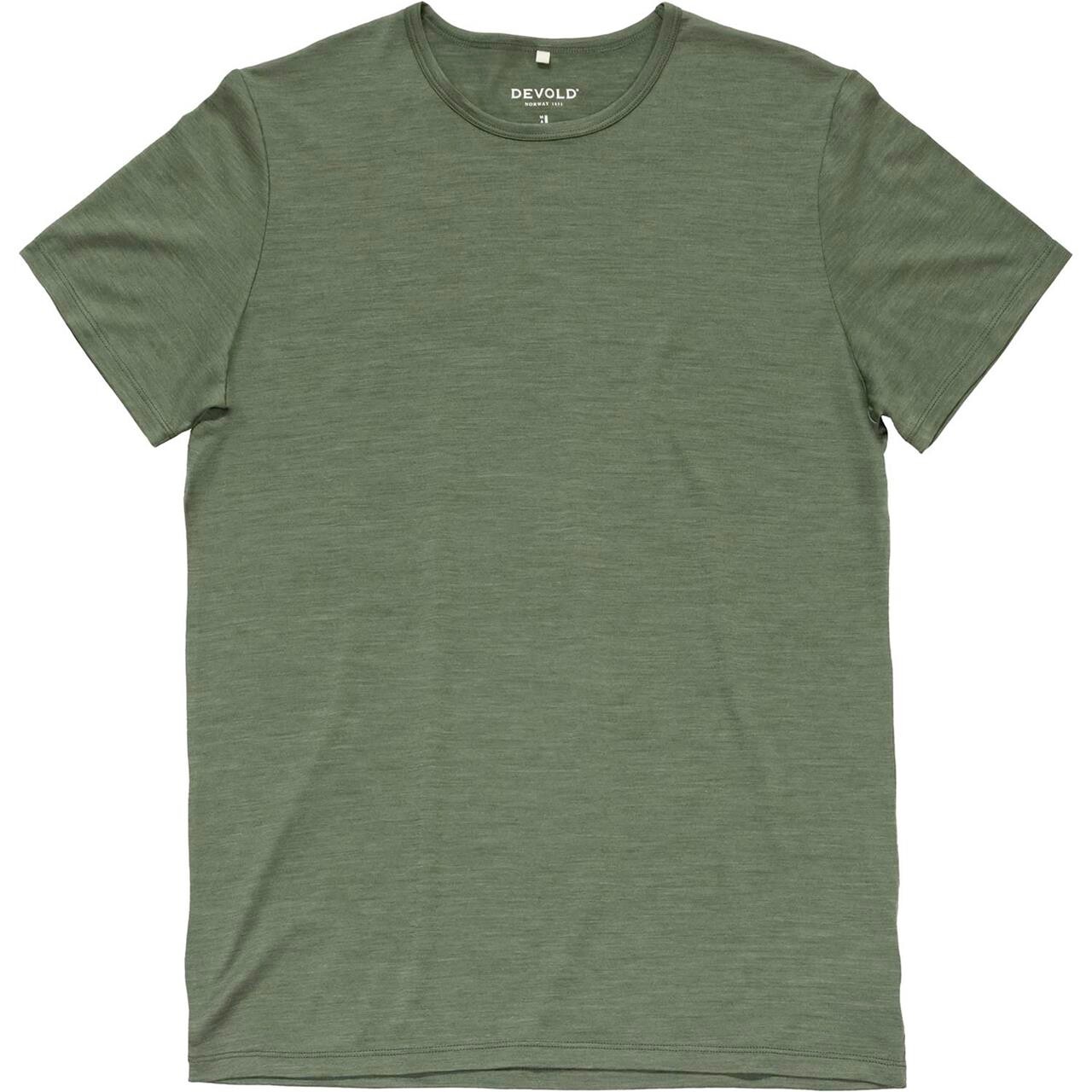 Devold Mens Active Stamp Tee (Grøn (FOREST) Large)