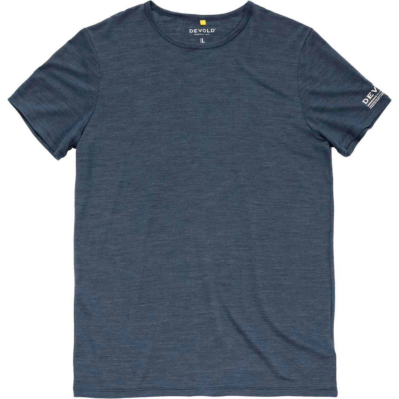 Devold Mens Active Stamp Tee (Blå (NIGHT) Large)