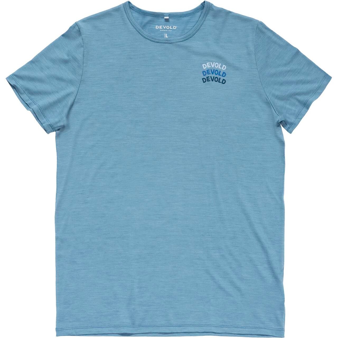 Devold Mens Active Devold Legacy Tee (Blå (SKYBLUE) Small)