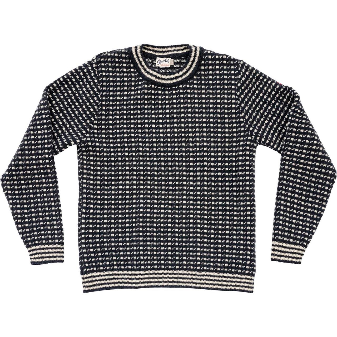 Devold Islender Refined Sweater (Hvid (INK/OFFWHITE) X-small)
