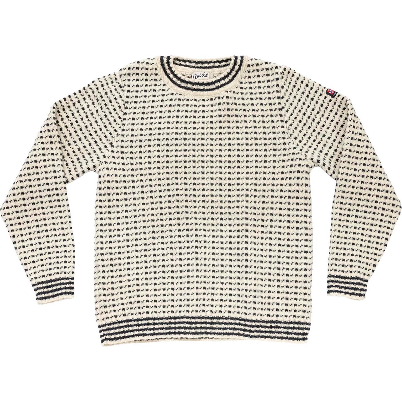 Devold Islender Refined Sweater (Hvid (OFFWHITE/INK) Small)
