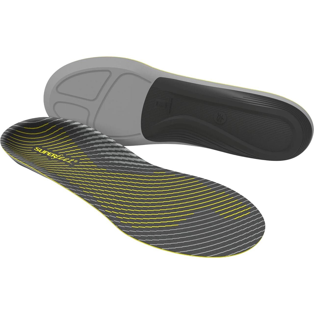 Superfeet Active Support Low Arch (v2) (Grå (GUNMETAL) 37-38,5)