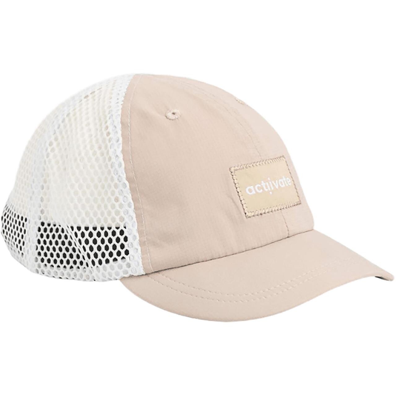 Actiivate Blaze Foldable Solid Trucker Cap (Beige (LT KHAKI) One size)