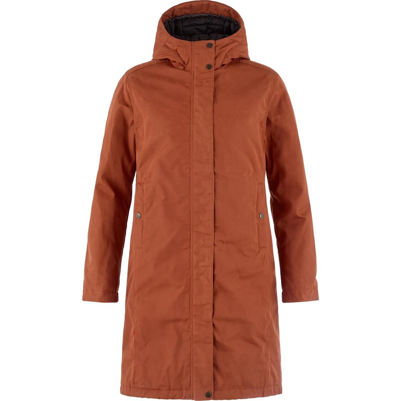 Fjällräven Womens Kiruna Hydratic Padded Parka (Orange (AUTUMN LEAF/215) Large)