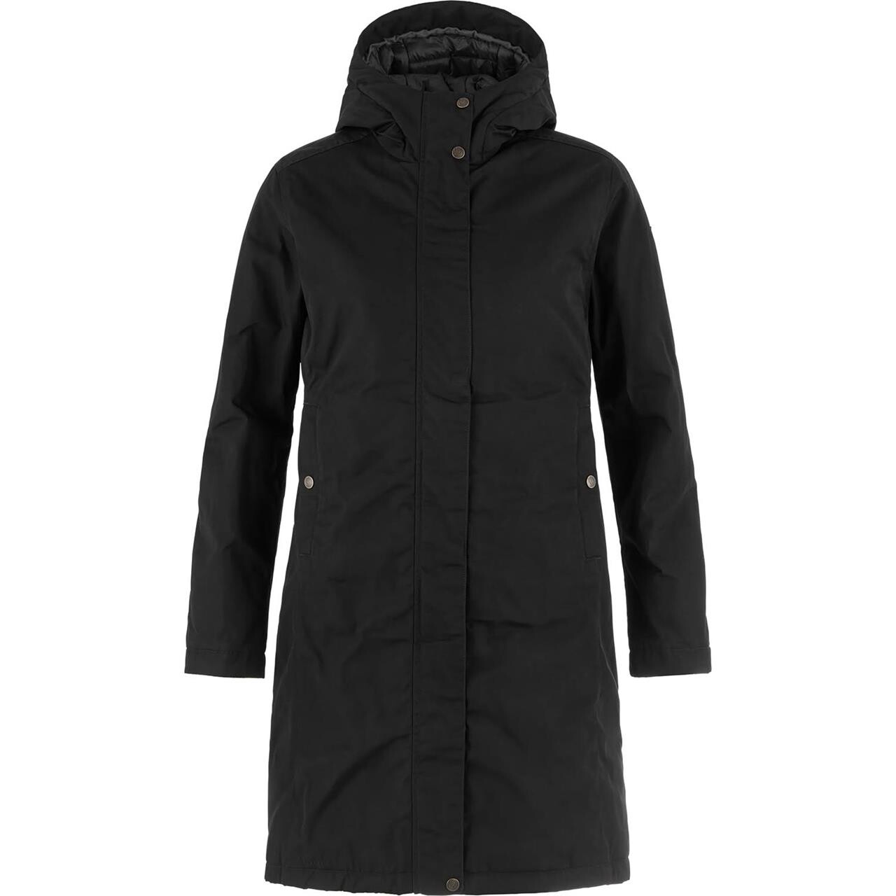 Fjällräven Womens Kiruna Hydratic Padded Parka (Sort (BLACK/550) Large)