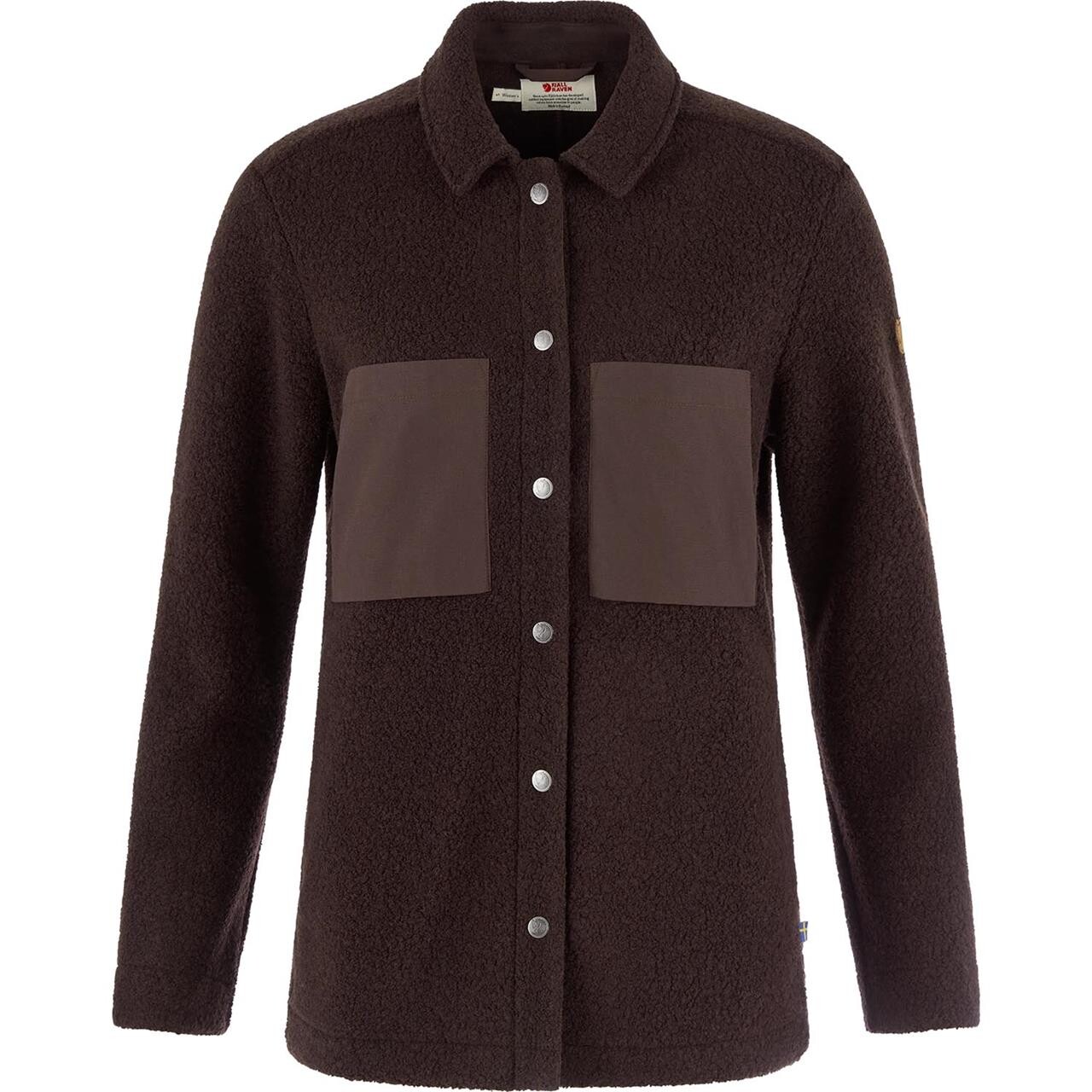 Fjällräven Womens Kaitum Overshirt (Brun (BLACK OAK/294) Small)