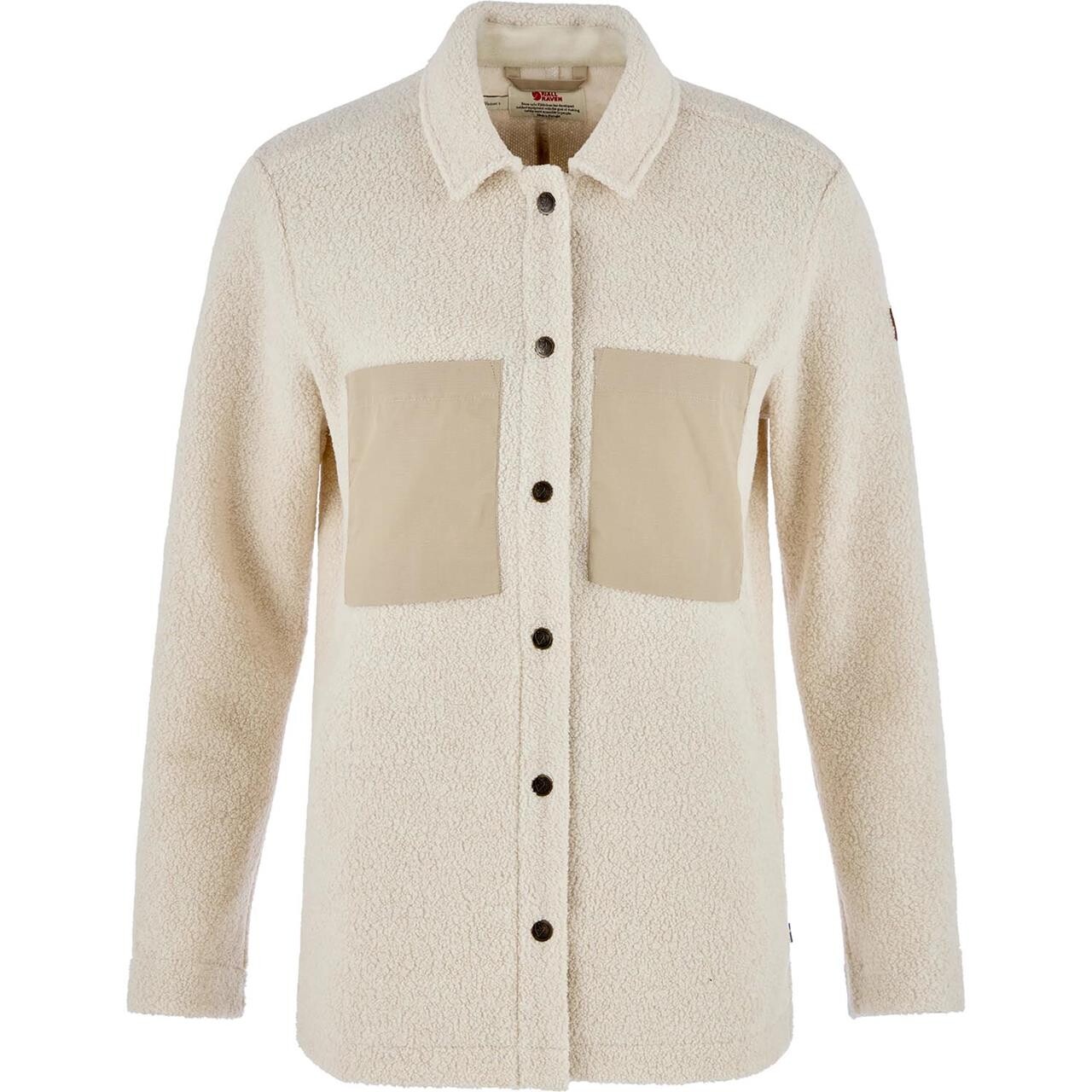 Fjällräven Womens Kaitum Overshirt (Beige (CHALK WHITE/113) Small)