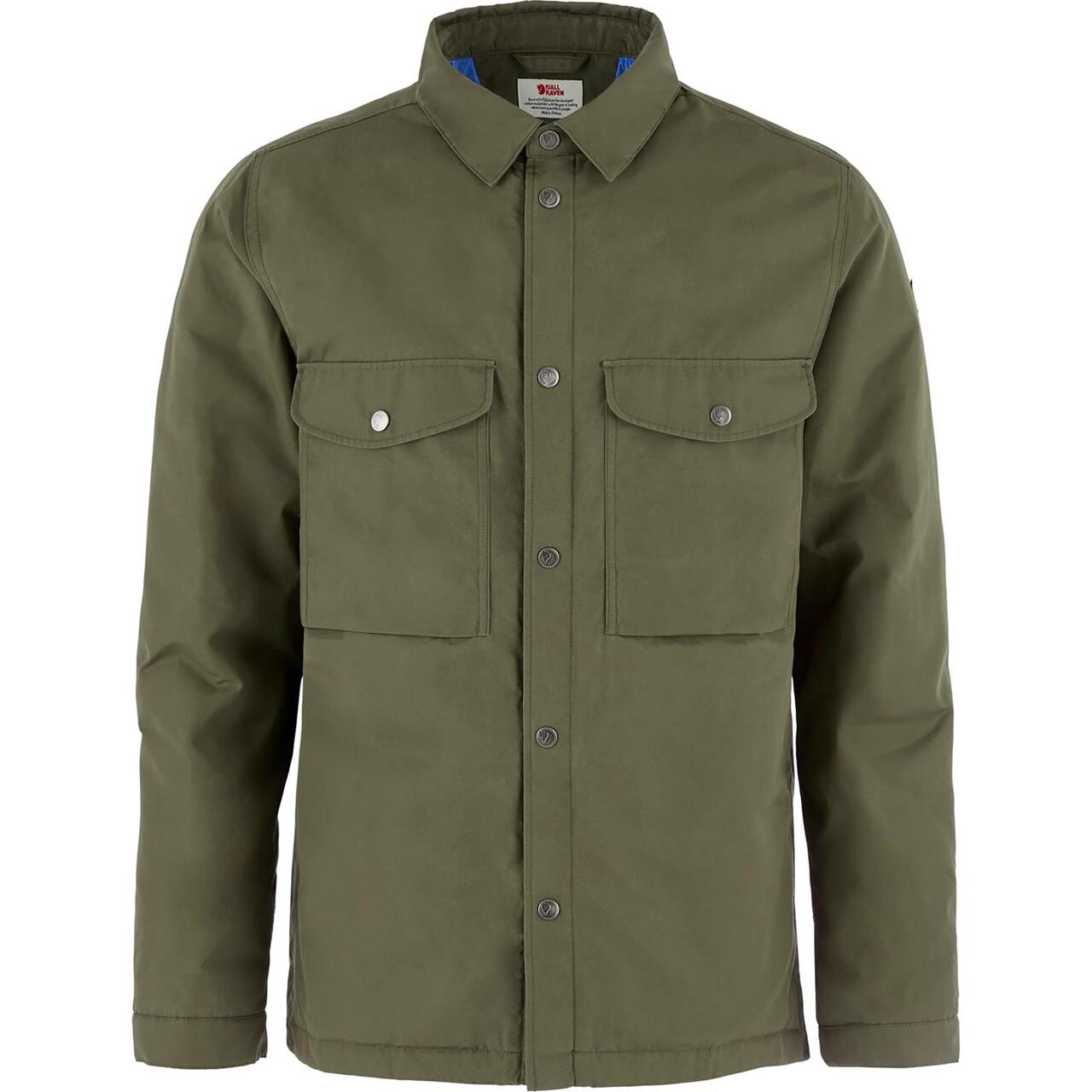 Fjällräven Mens Övik Down Shirt Jacket (Grøn (LAUREL GREEN/625) Small)