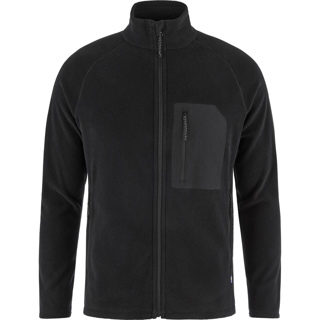 Fjällräven Mens Kaipak Fleece (Sort (BLACK-BLACK/550-550) Large)