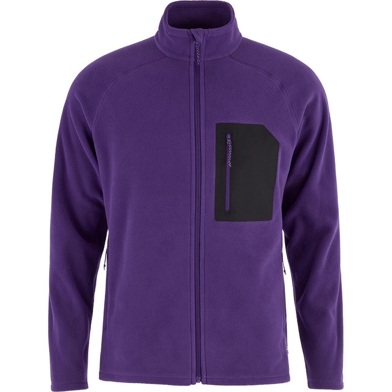 Fjällräven Mens Kaipak Fleece (Lilla (DARK VIOLET-BLACK/425-550) Large)