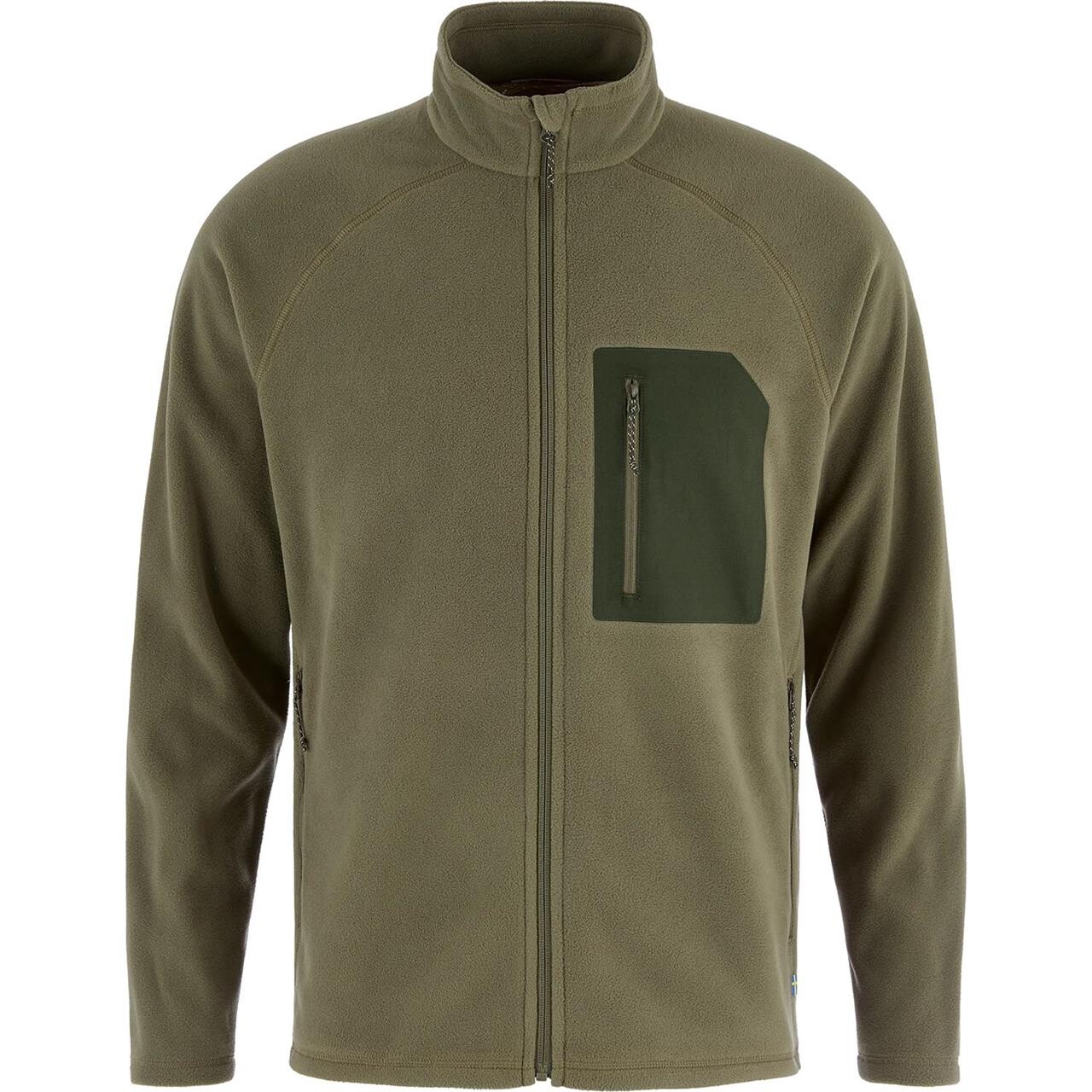 Fjällräven Kaipak Fleece Herre / Mænd-laurel green-deep forest-L - Fleecejakker