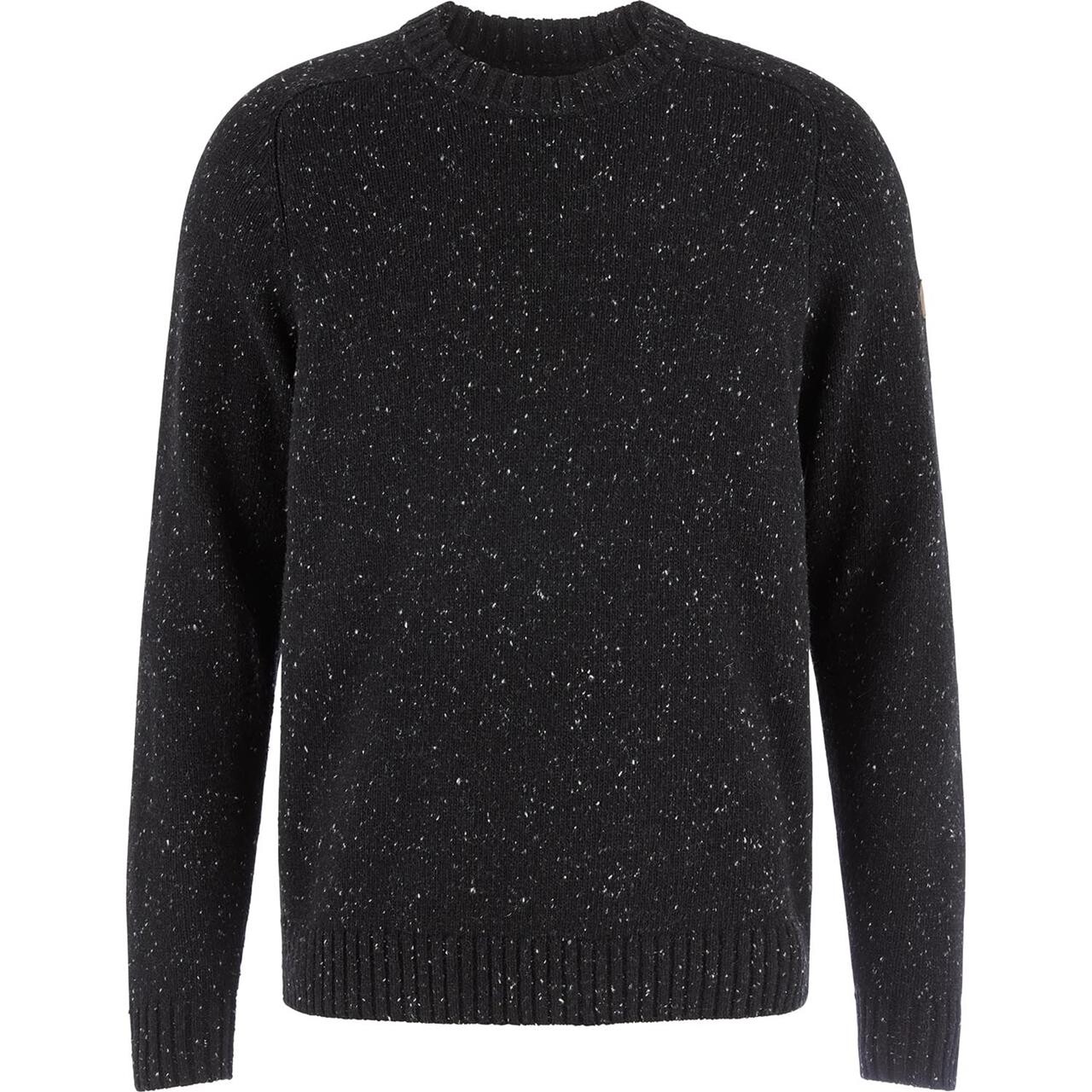 Fjällräven Mens Övik Neps Knit Sweater (Sort (BLACK/550) Large)