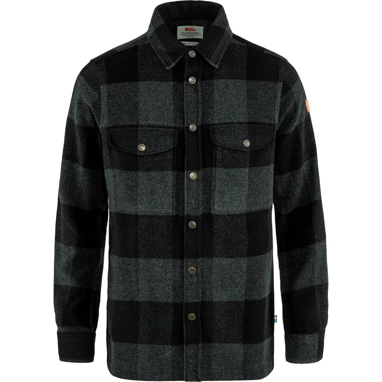 Fjällräven Mens Canada Pro Shirt (Sort (BLACK-DARK GREY/550-030) Large)