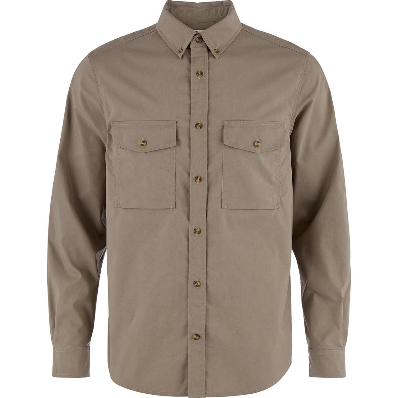 Fjällräven Mens Övik G-1000 Shirt L/S (Brun (SUEDE BROWN/244) Small)