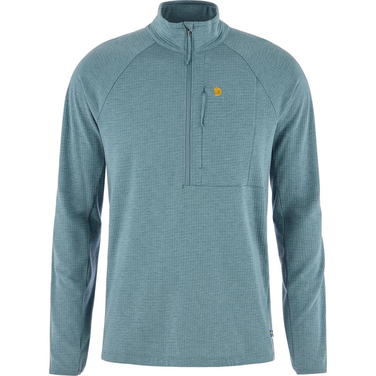 Fjällräven Mens Bergtagen Midlayer Half Zip (Blå (NIMBUS BLUE/577) X-large)