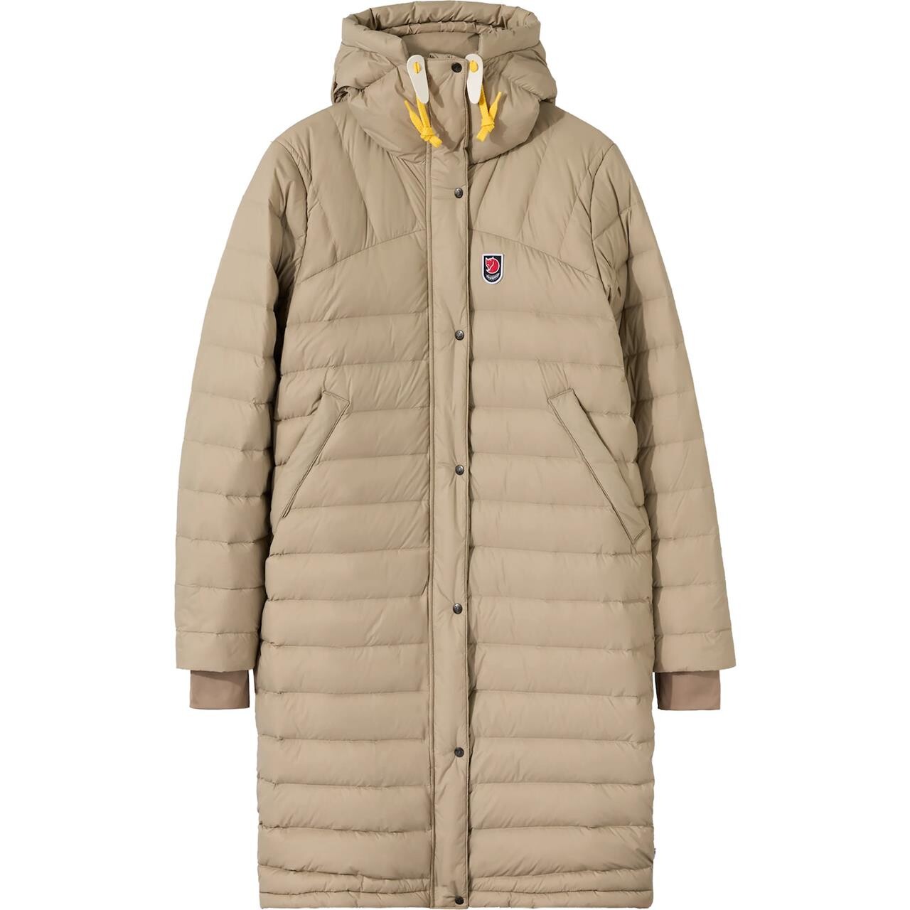 Fjällräven Womens Expedition Pack Down Parka (Beige (FOSSIL/118) Large)