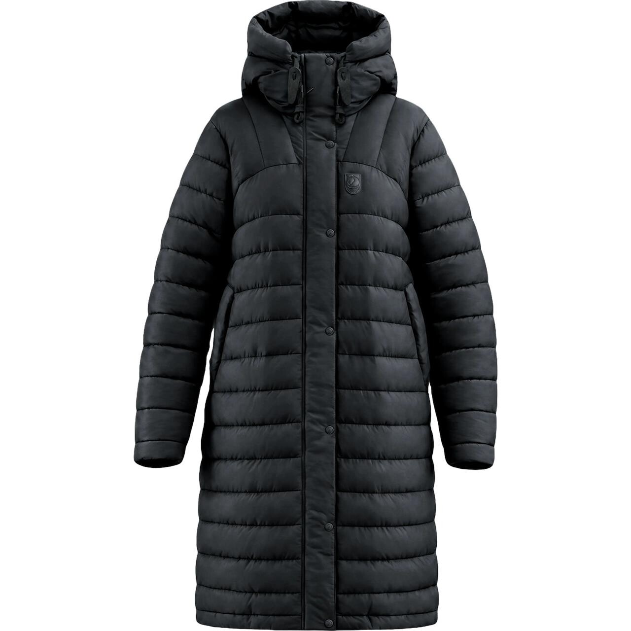 Fjällräven Womens Expedition Pack Down Parka Black Edition (Sort (BLACK-BLACK/550-550) Large)