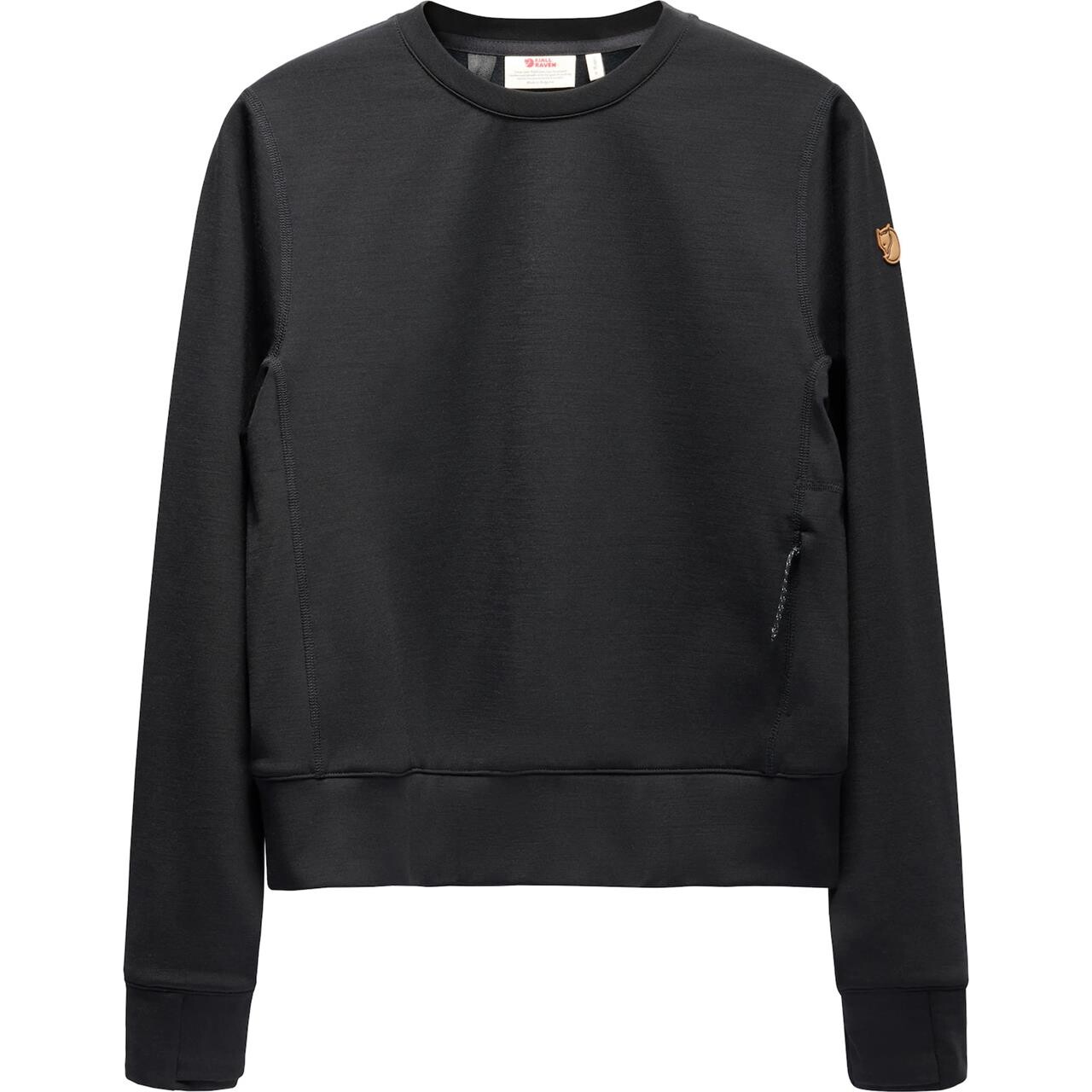 Fjällräven Womens Keb Fleece Crew Neck (Sort (BLACK/550) X-large)