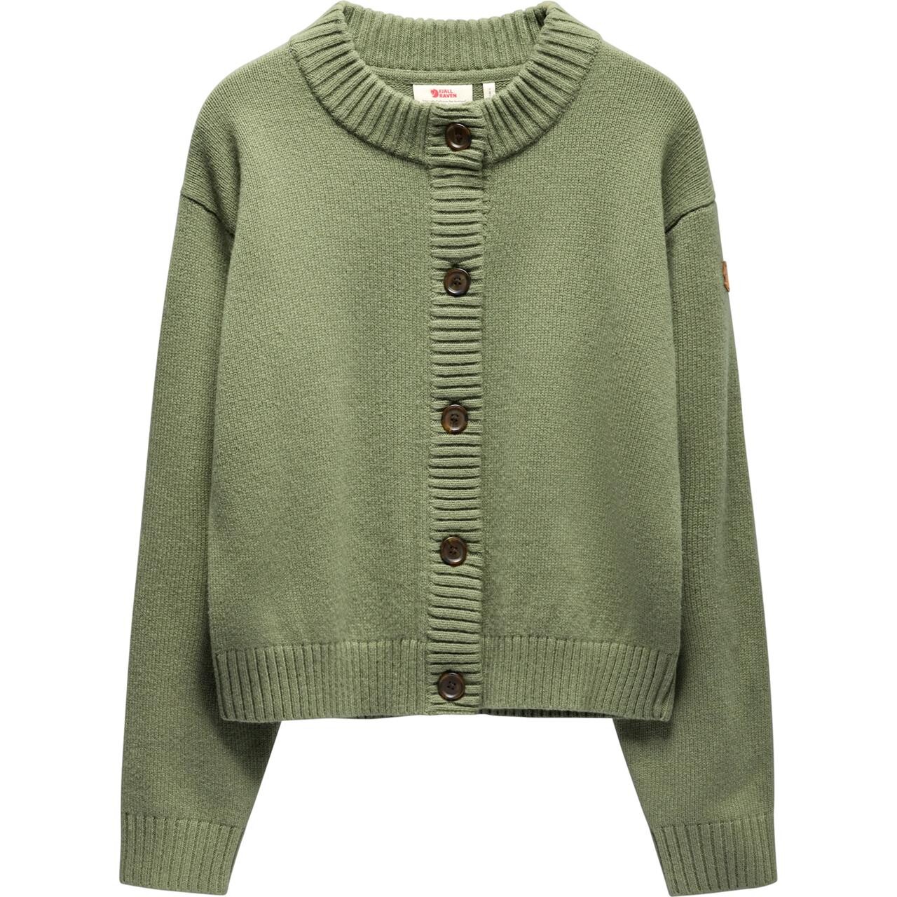 Fjällräven Womens Övik Cardigan (Grøn (CAPER GREEN/677) X-small)