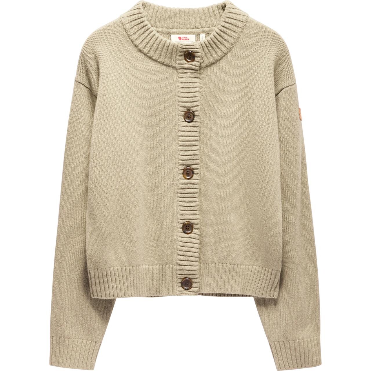 Fjällräven Womens Övik Cardigan (Beige (LIGHT BEIGE/191) Large)