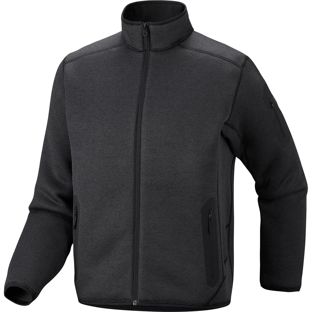 Arcteryx Mens Covert Cardigan M (Sort (BLACK HEATHER) Small)