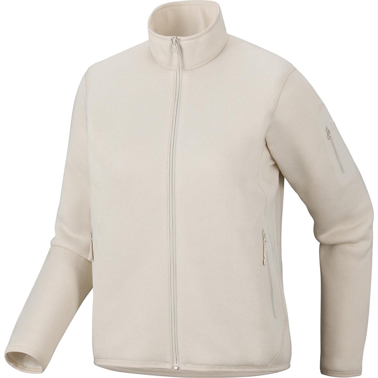 Arcteryx Womens Covert Cardigan W (Hvid (ARC SILK HTHR/SALT) Large)