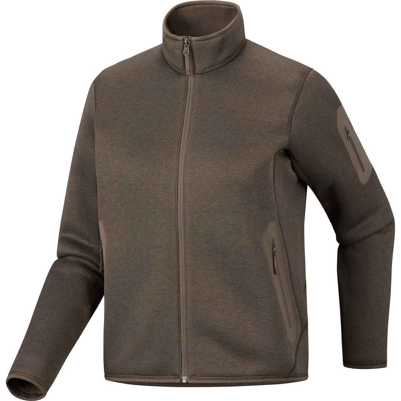 Arcteryx Womens Covert Cardigan W (Brun (MONGOOSE HEATHER) X-large)