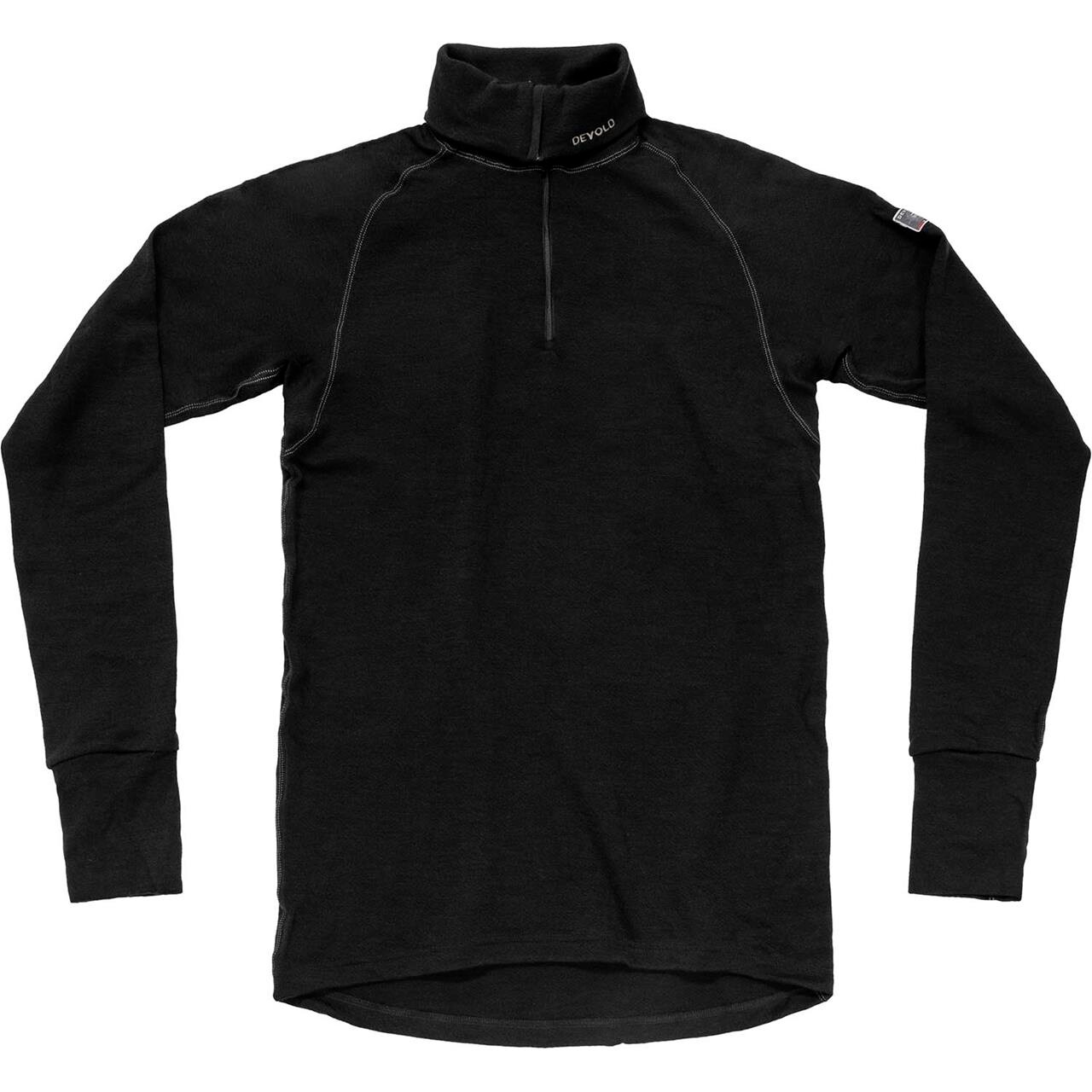 Devold Mens Expedition Merino 235 Z.neck (Sort (BLACK) Medium)