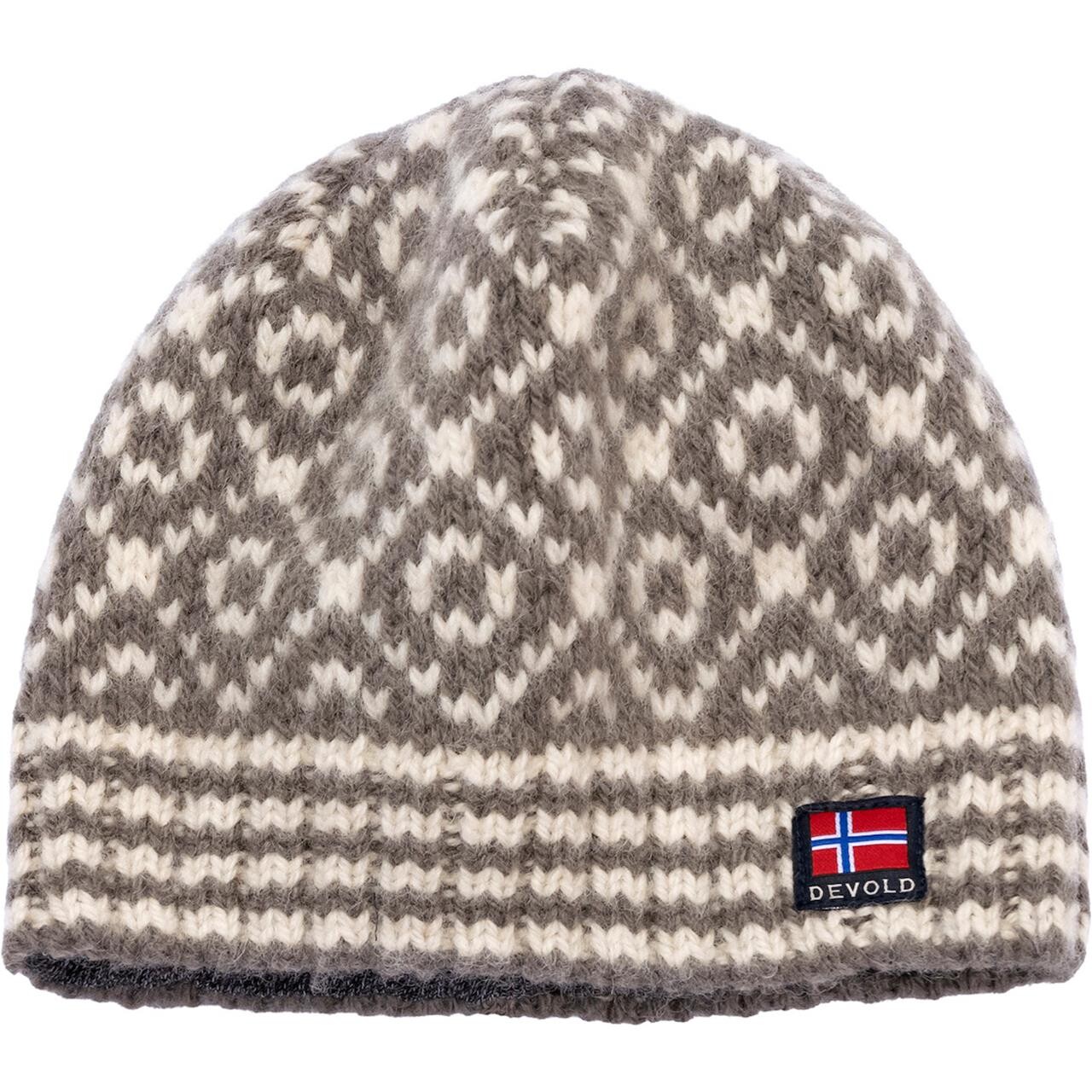 Devold Svalbard Wool Beanie (Brun (FALCON/OFFWHITE) 40)