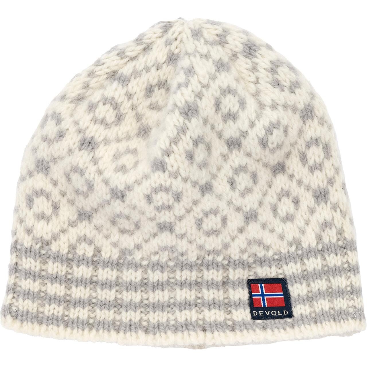Devold Svalbard Wool Beanie (Hvid (OFFWHITE/GREY) 40)