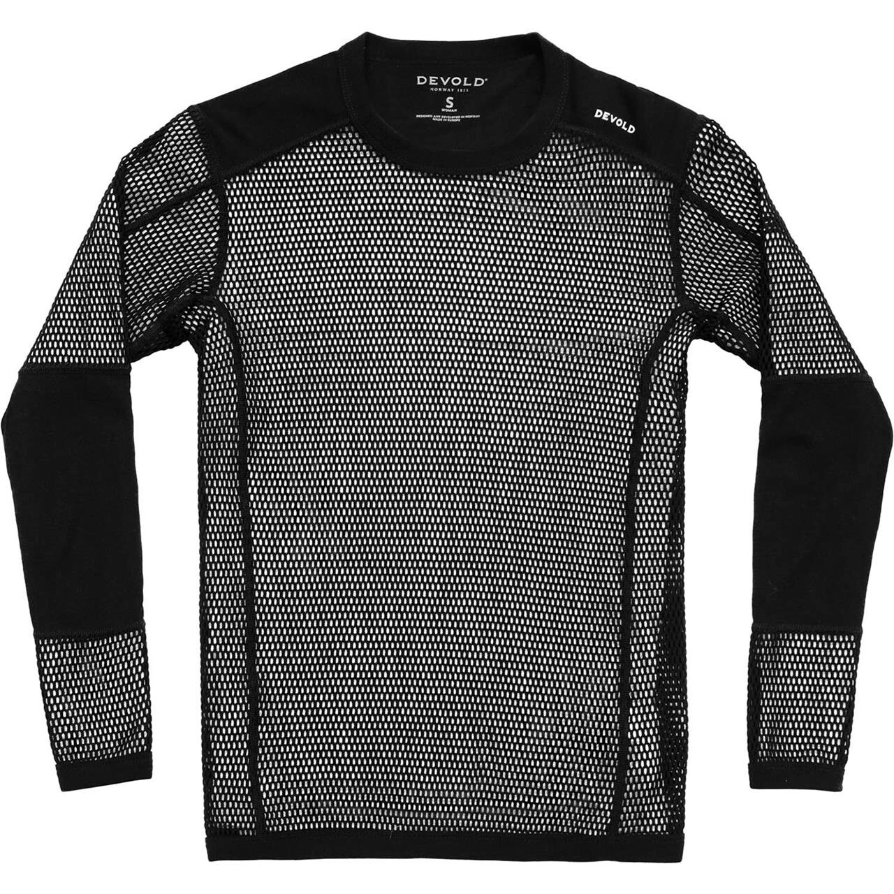 Devold Womens Wool Mesh Pro Shirt (Sort (BLACK) Small)