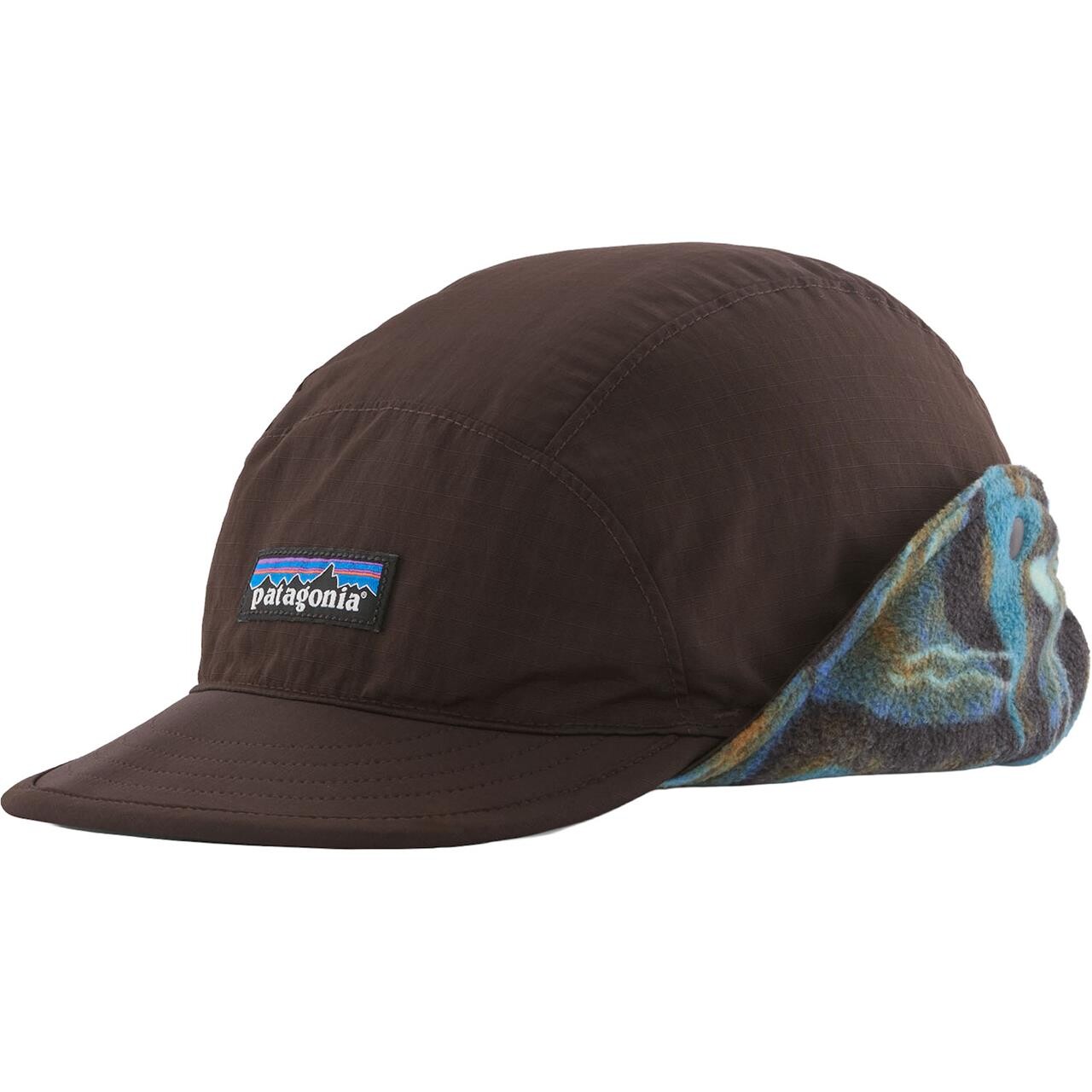 Patagonia Isthmus Earflap Cap (Brun (DEN BROWN) Small)