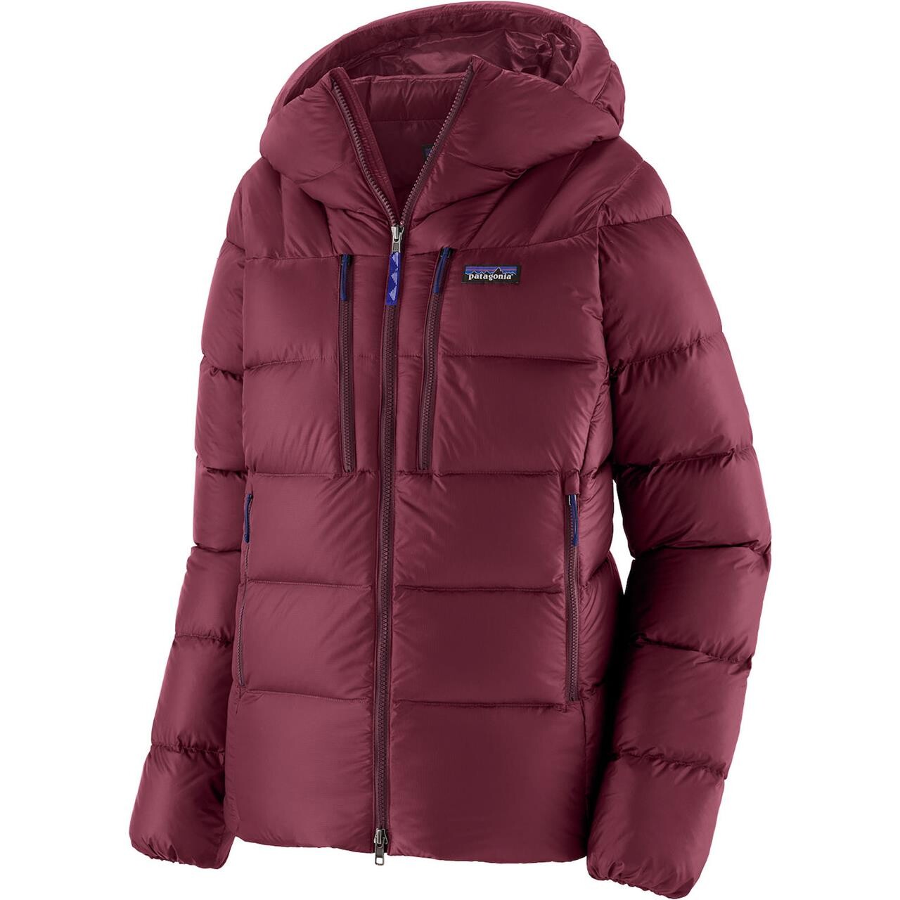 Patagonia Womens Fitz Roy Down Hoody (Rød (BERRY FIG) Small)
