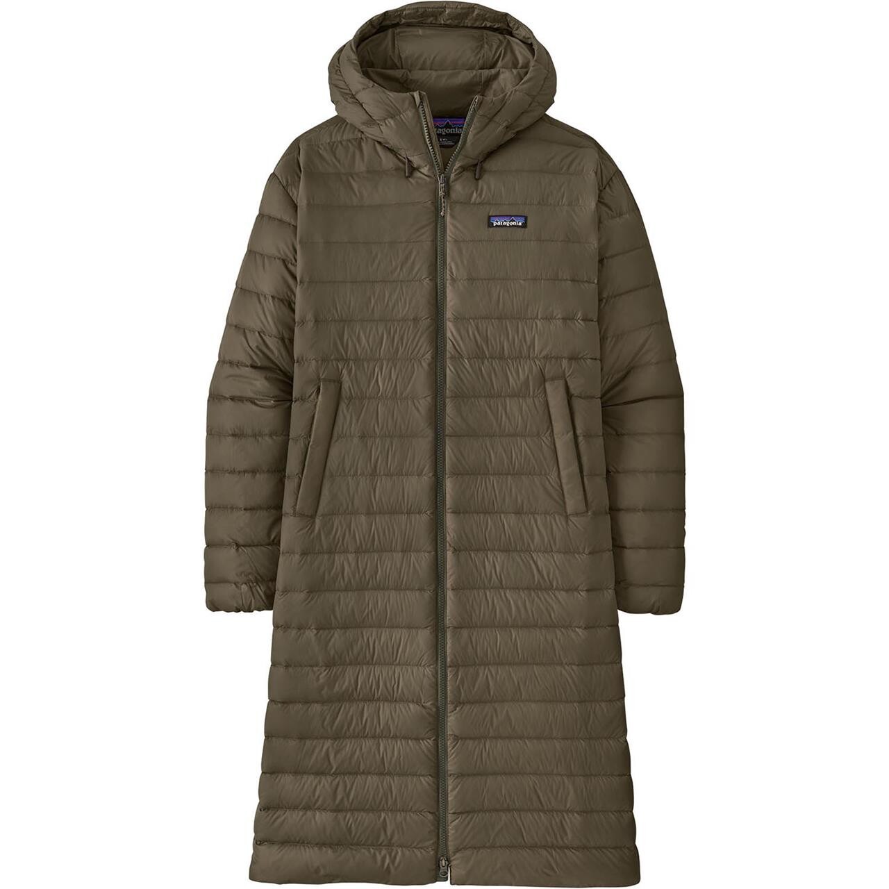 Patagonia Womens Recycled Down Sweater Parka (Grøn (BASIN GREEN) Large)