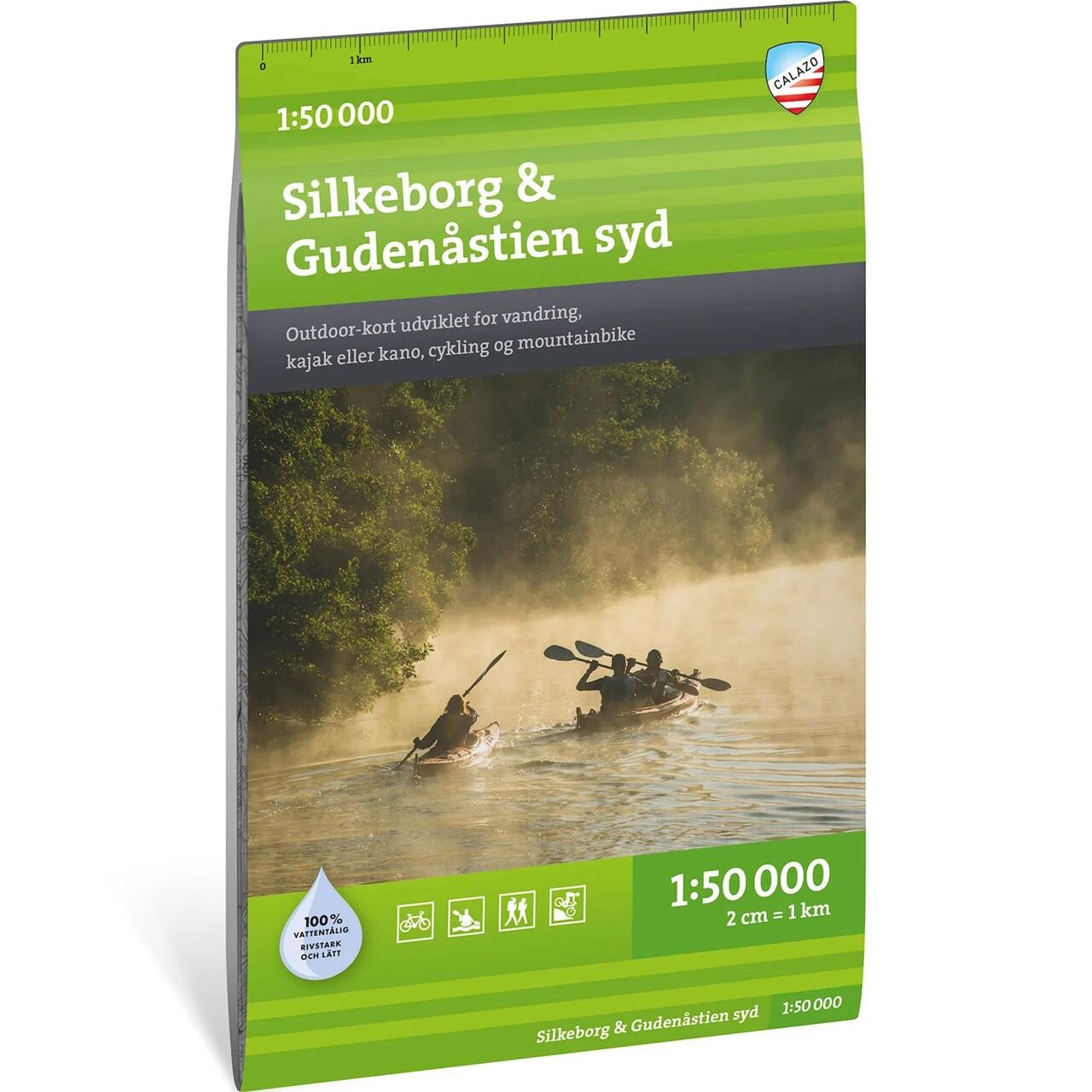Calazo Silkeborg & Gudenåstien Syd 1:25 000