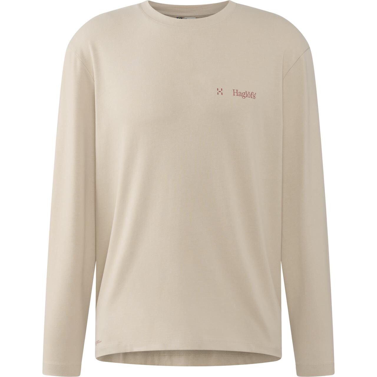 Haglöfs Mens Haglöfs L/S Tee (Beige (CHALK BEIGE) Medium)