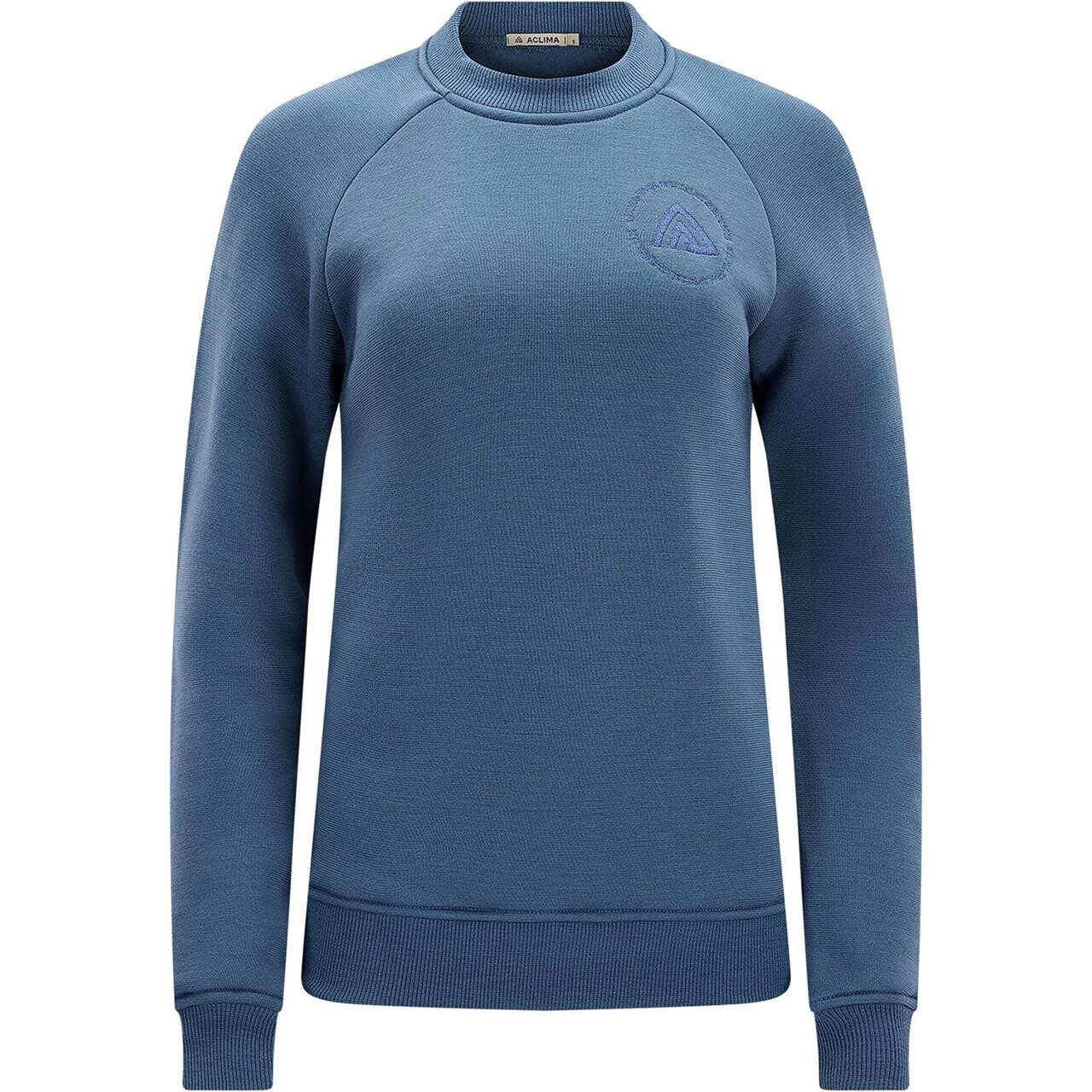 Aclima Womens Fleecewool Crewneck (Blå (BLUE FUSION) X-large)
