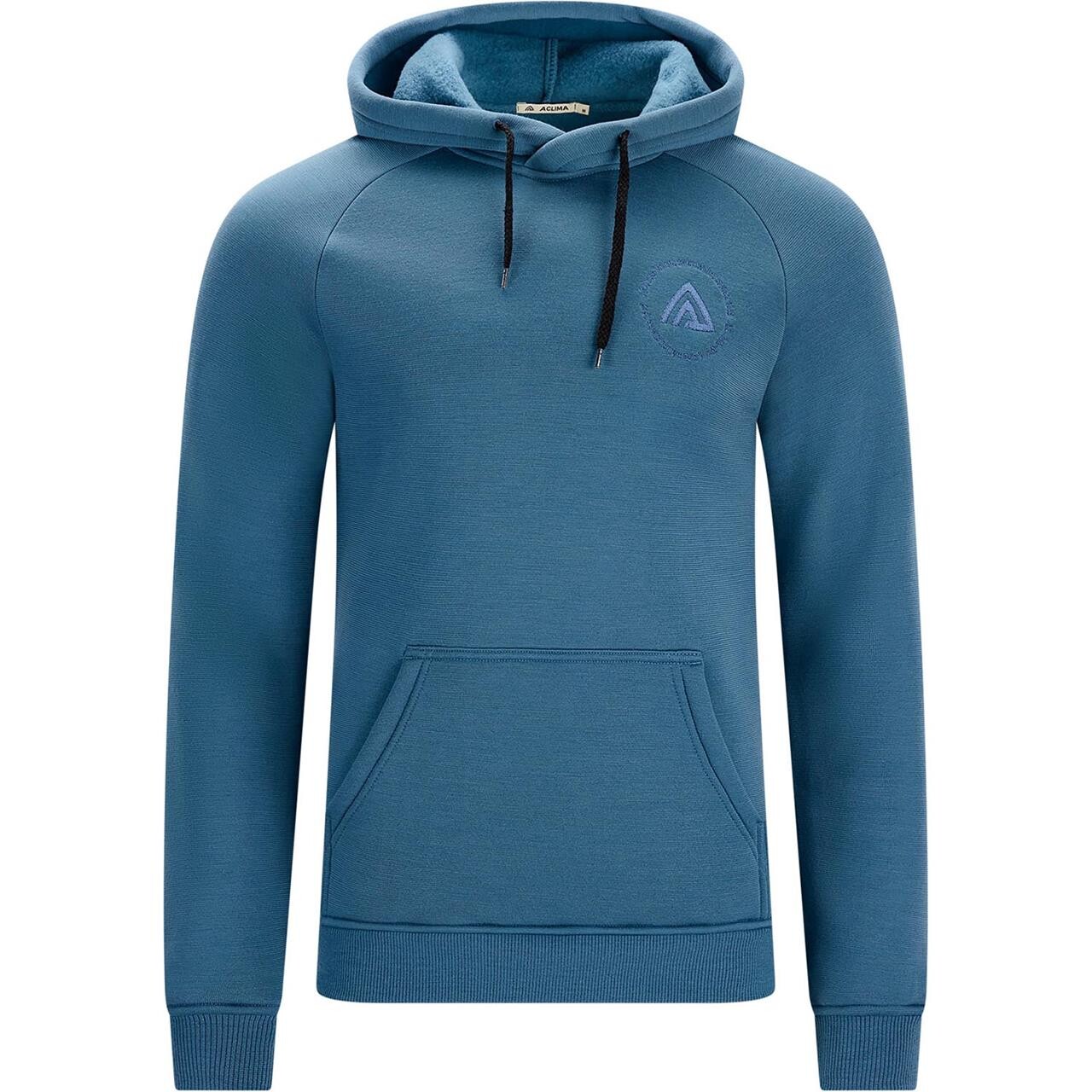 Aclima Mens Fleecewool Hoodie (Blå (BLUE FUSION) X-large)