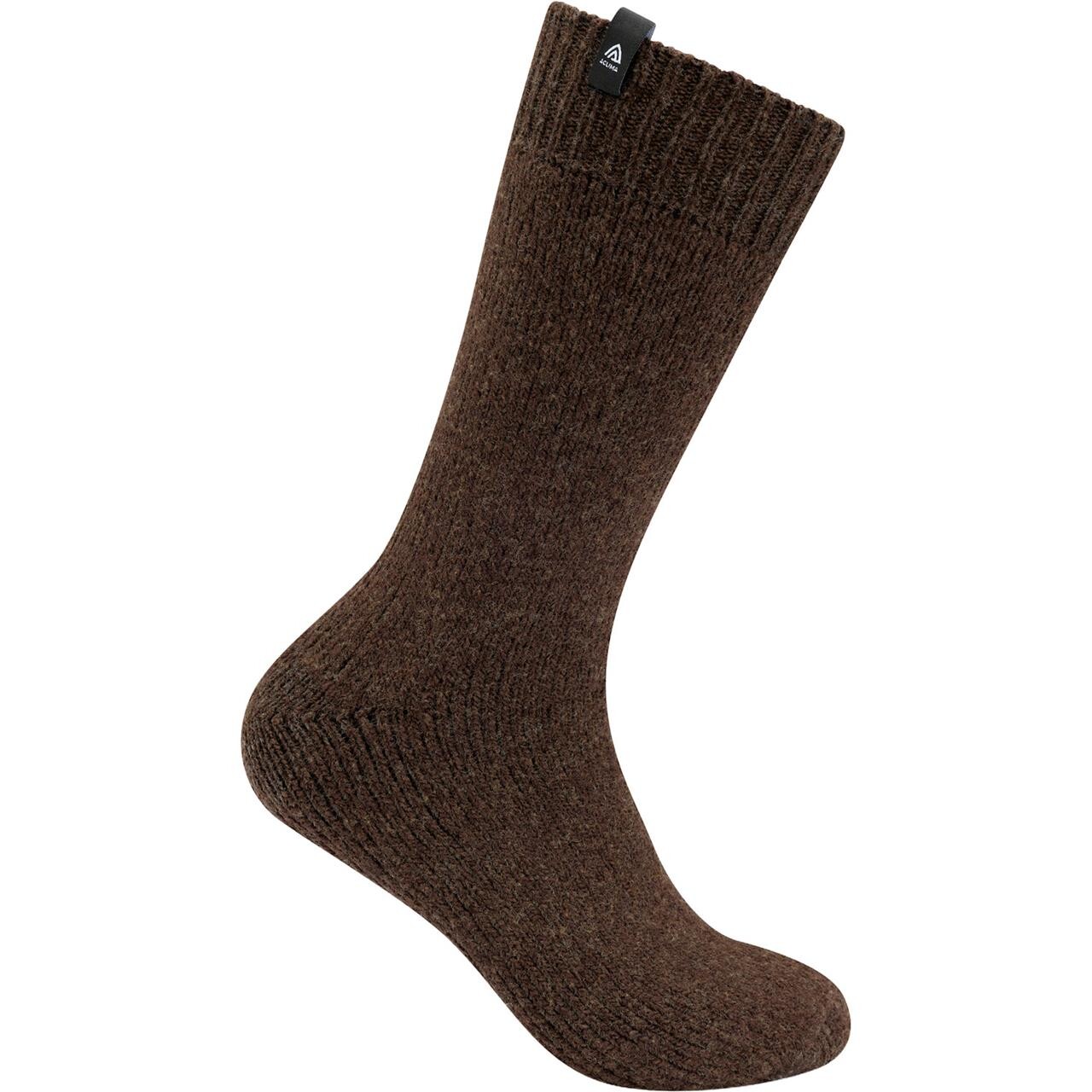 Aclima Heavy Wool Socks (Brun (DARK EARTH))