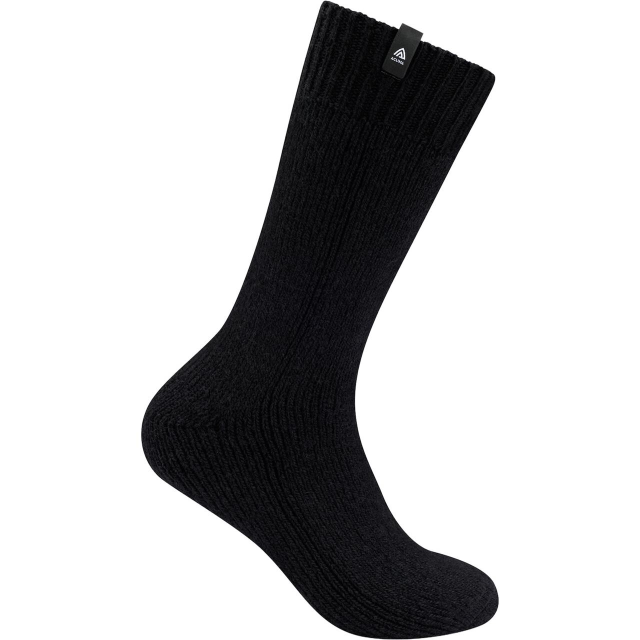 Aclima Heavy Wool Socks (Sort (JET BLACK))