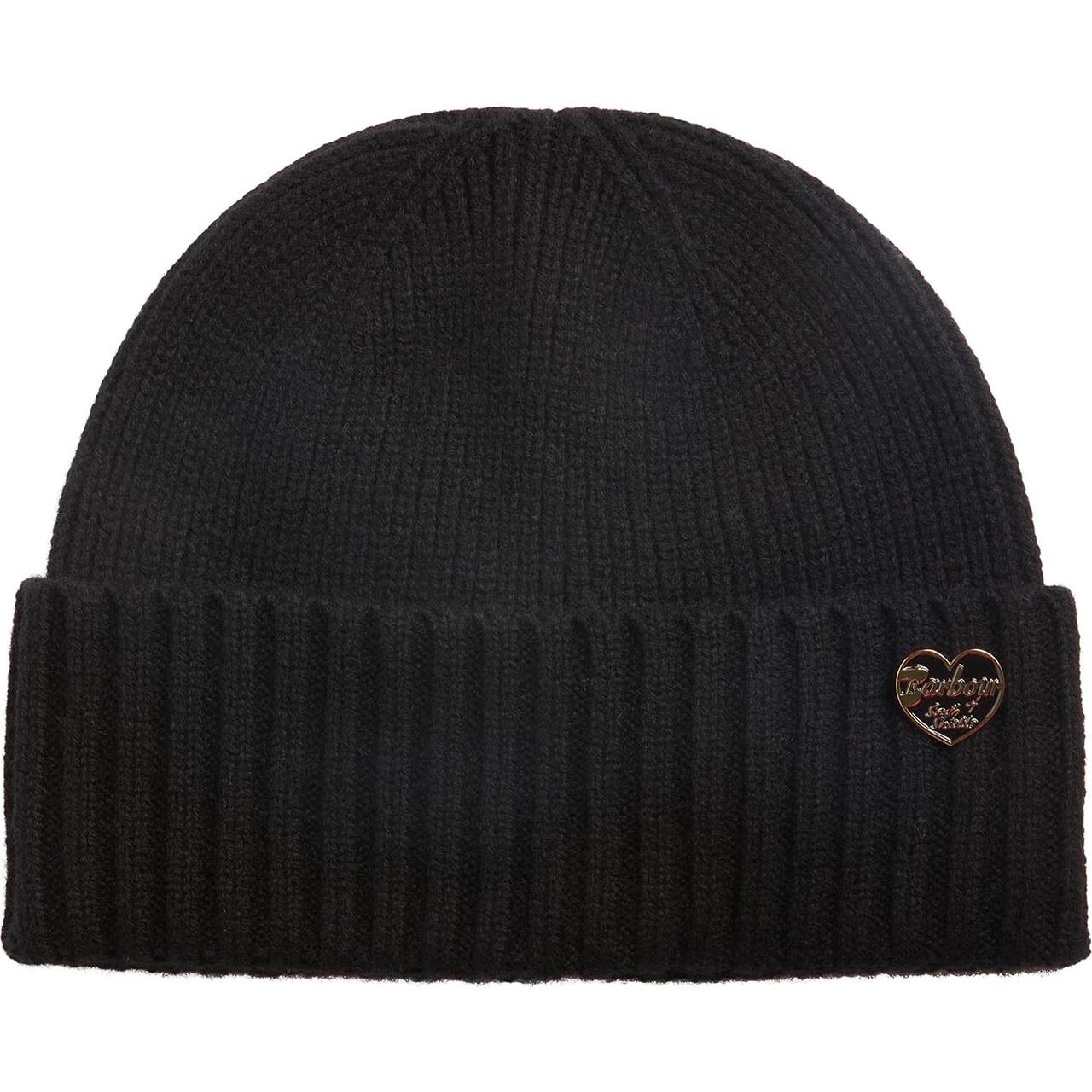 Barbour Womens Annette Knitted Beanie Hat (Sort (BLACK) One size)