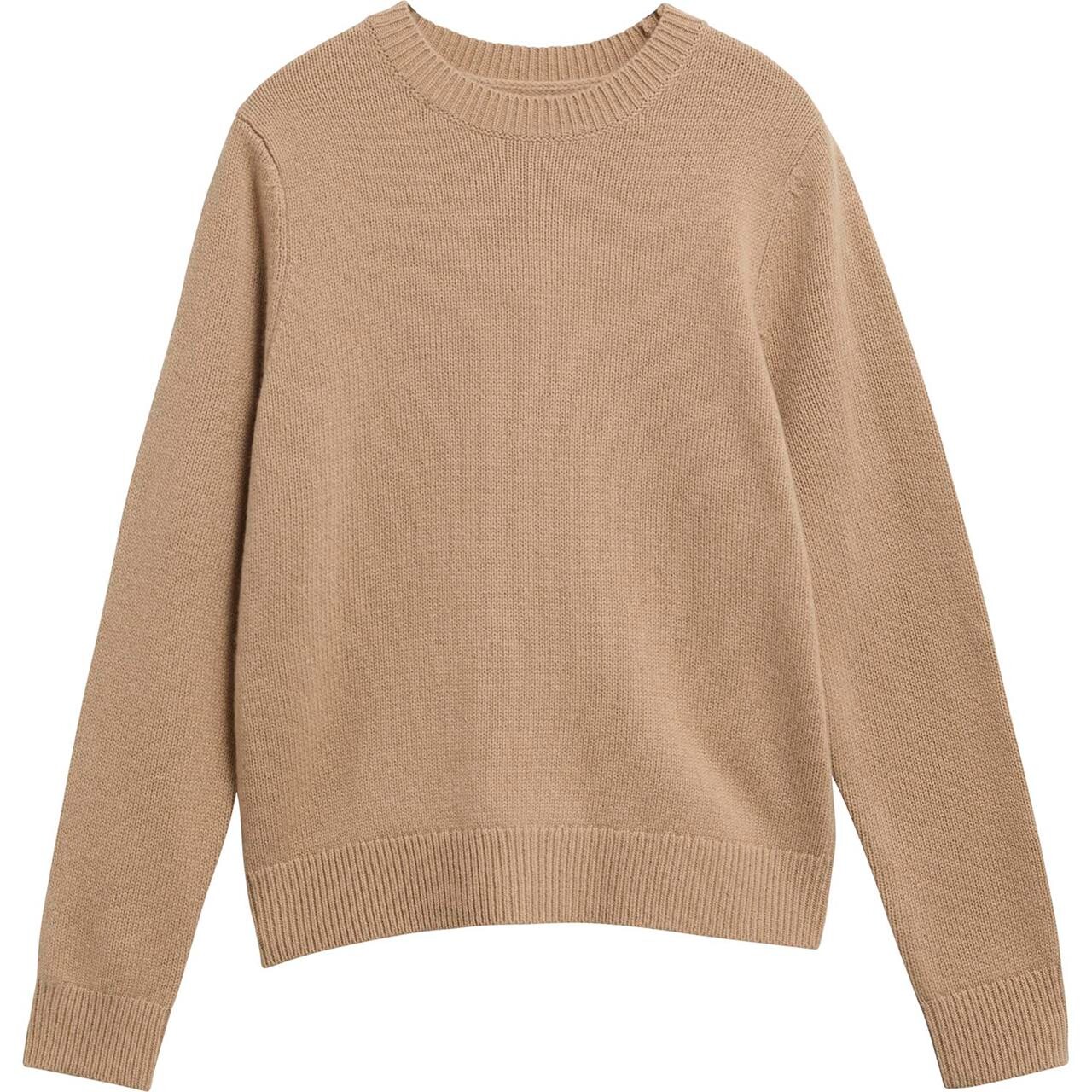 Barbour Womens Woodhouse Cashmere Blend Knitted Jumper (Beige (WARM TRENCH) 38)