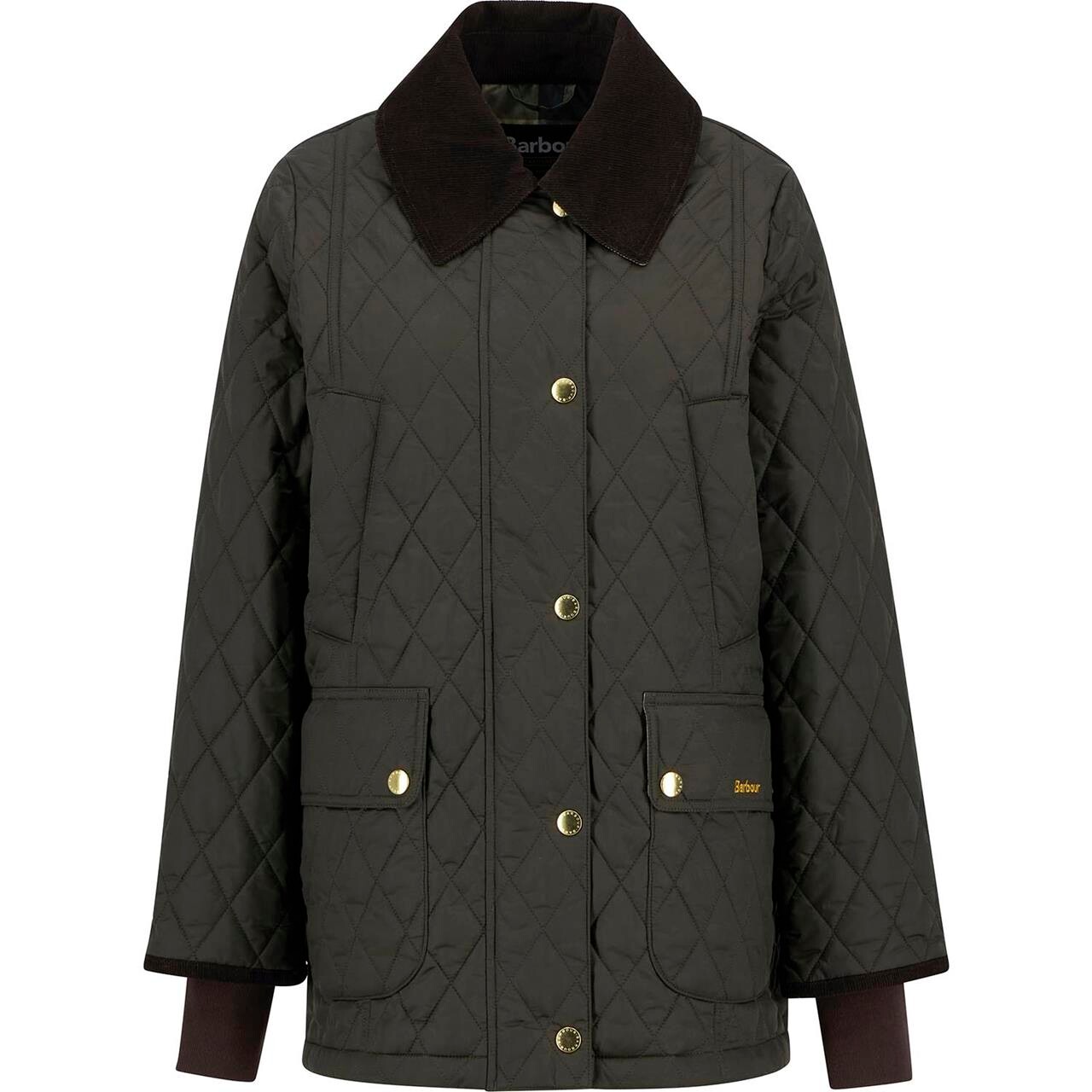 Barbour Womens Modern Beadnell Quilted Jacket (Grøn (SAGE/ANCIENT) 40)