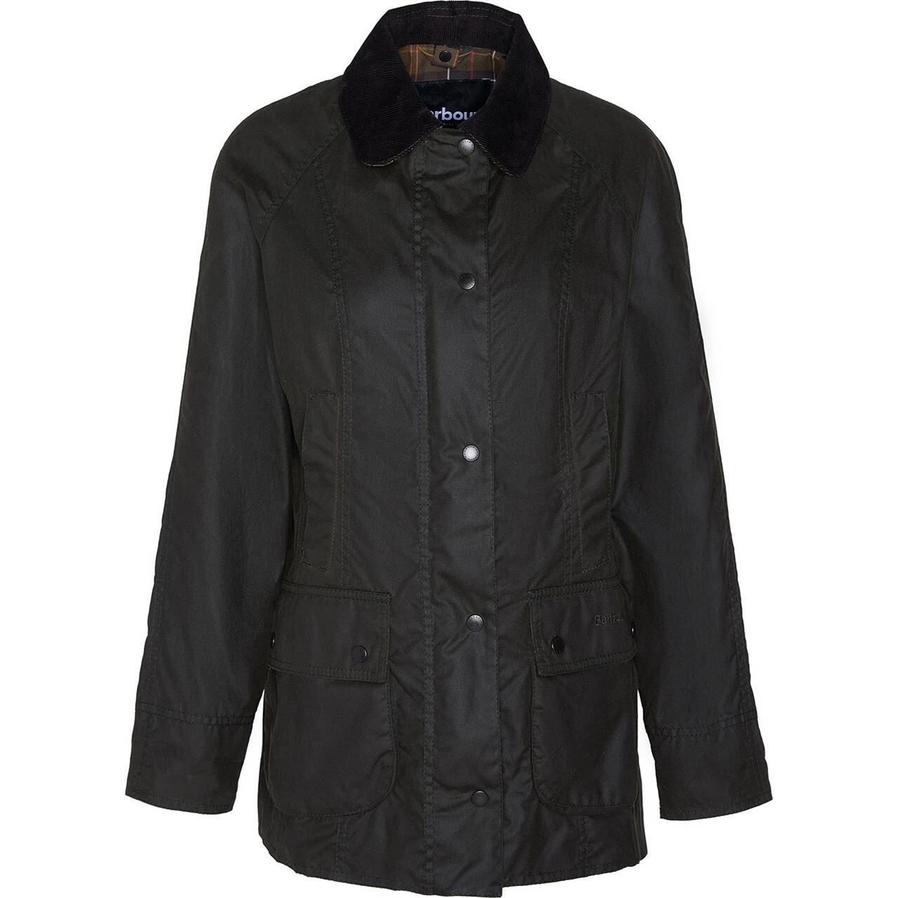 Barbour Womens Classic Beadnell Wax Jacket (Grøn (OLIVE) 40)