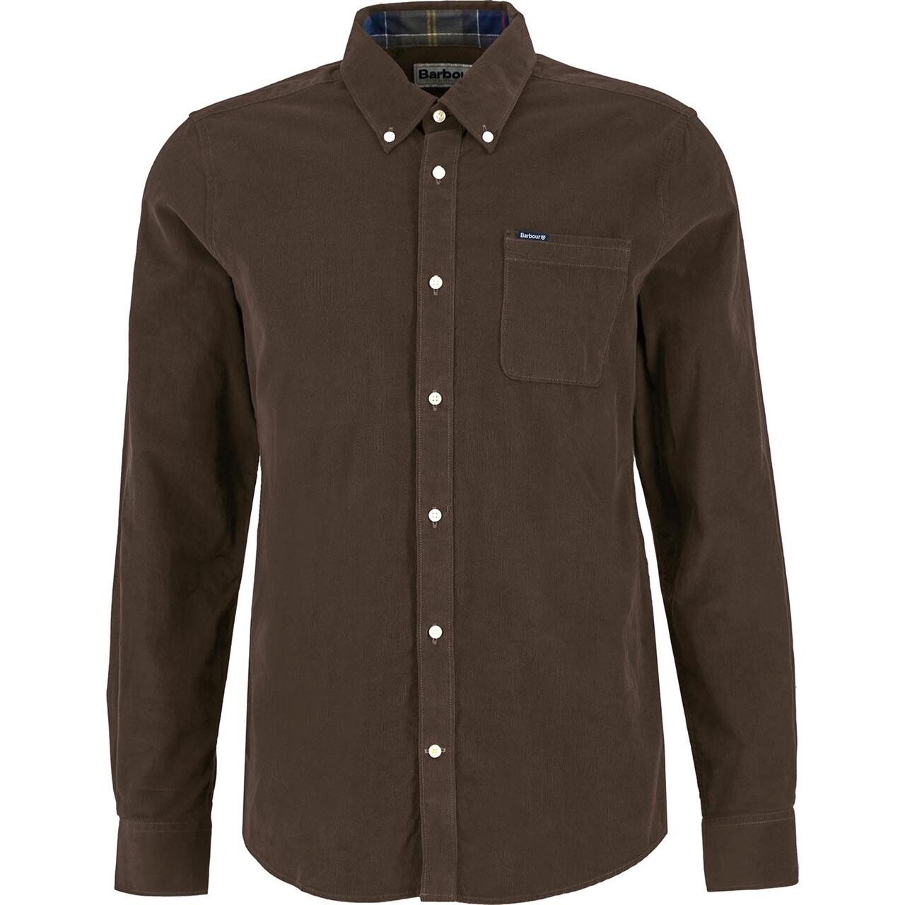 Barbour Mens Ramsey Tailored Cord Shirt (Brun (BROWN) Medium)