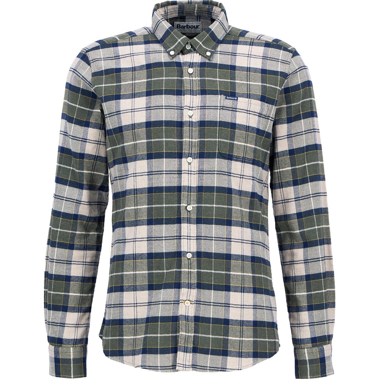 Barbour Mens Kyeloch Tailored Tartan Shirt (Grøn (FOREST MIST) Medium)