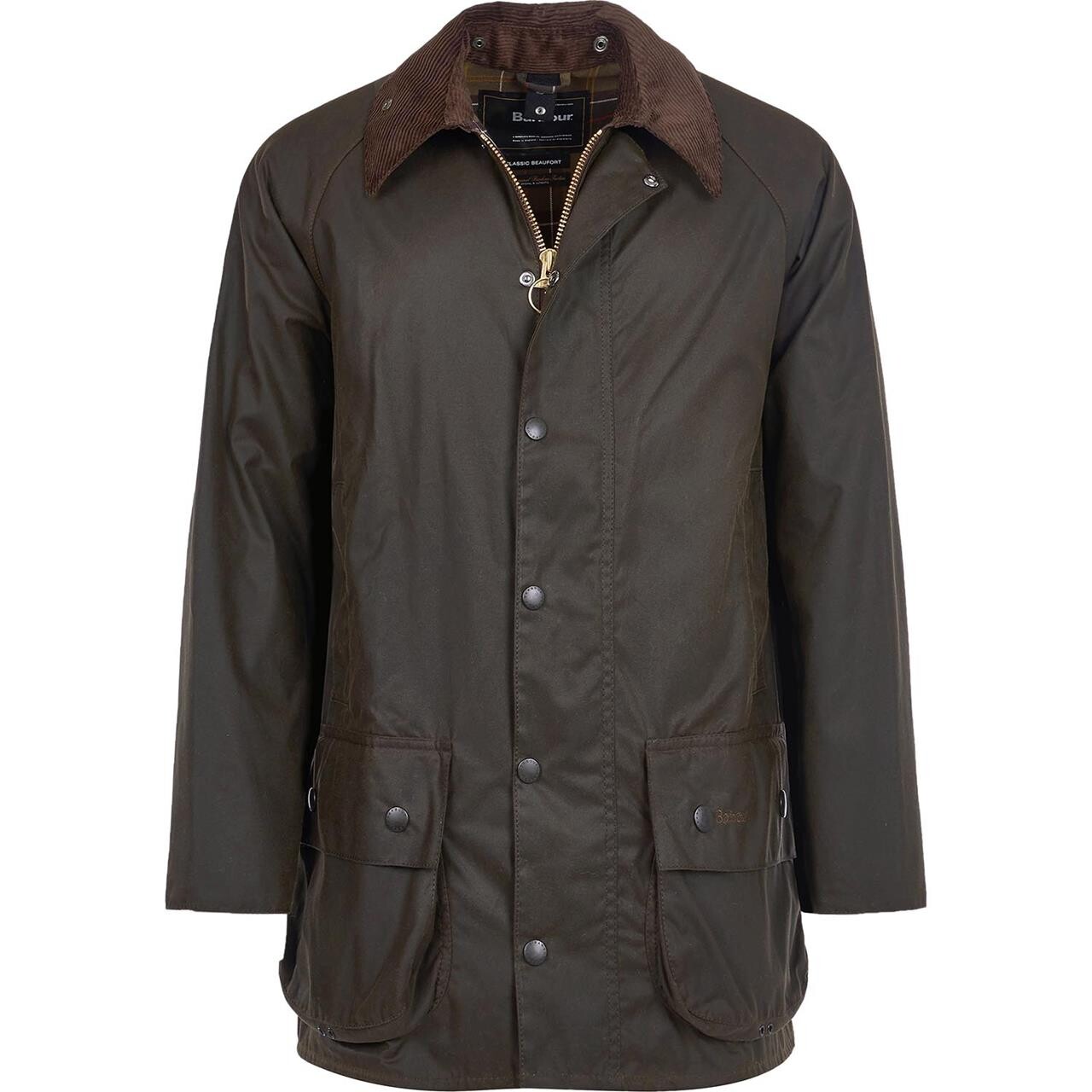 Barbour Mens Classic Beaufort Wax Jacket (Grøn (OLIVE) 40)